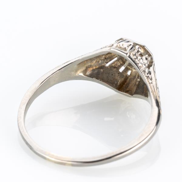 Art Deco Ring (750er Gold) mit Brillant