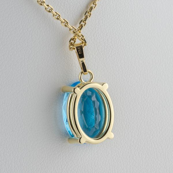 Anhänger aus 585er Gelbgold mit 8,05 ct Topas