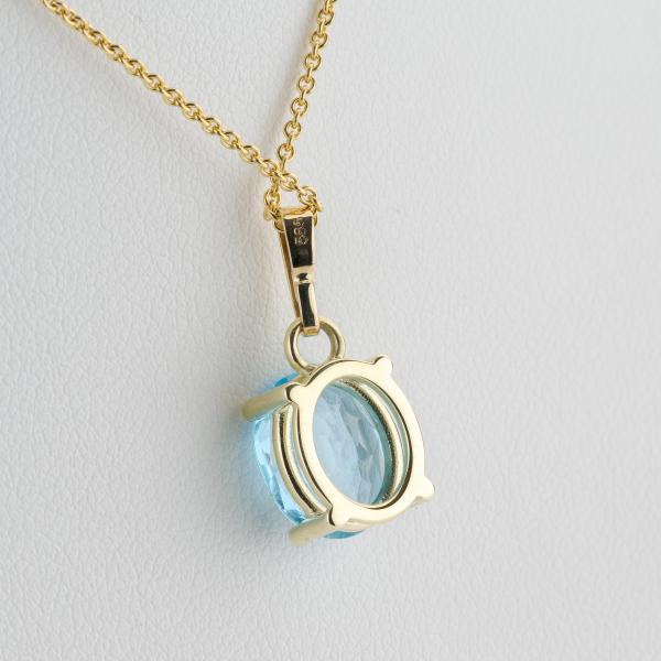 Anhänger aus 585er Gelbgold mit 3,4 ct Topas