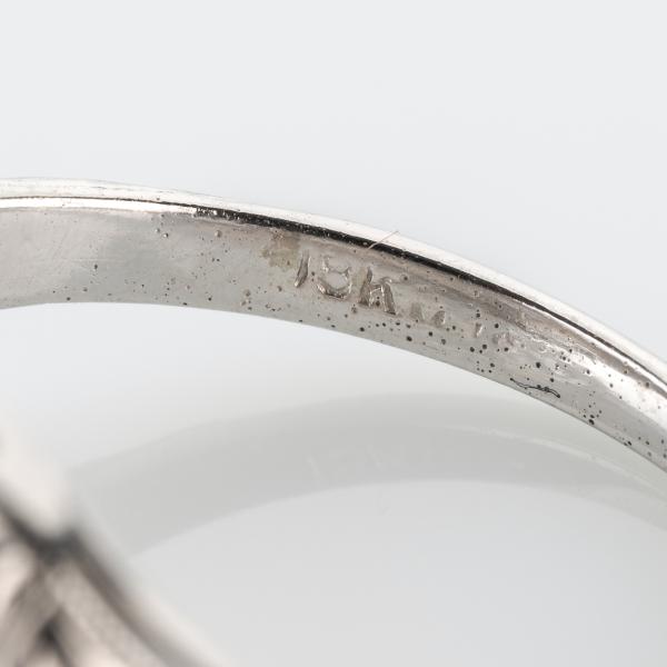 Art Deco Ring 750er Gold mit 0.58ct Brillanten