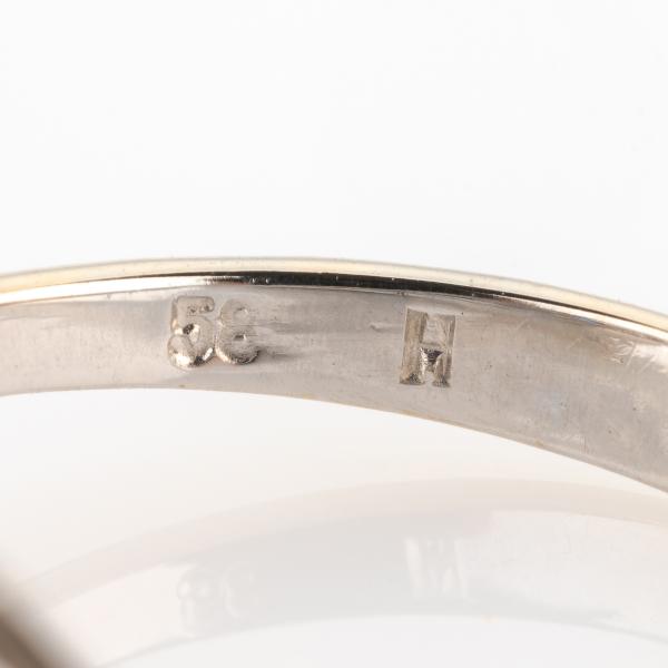 Damenring (585er Gold) mit Saphir und Brillanten