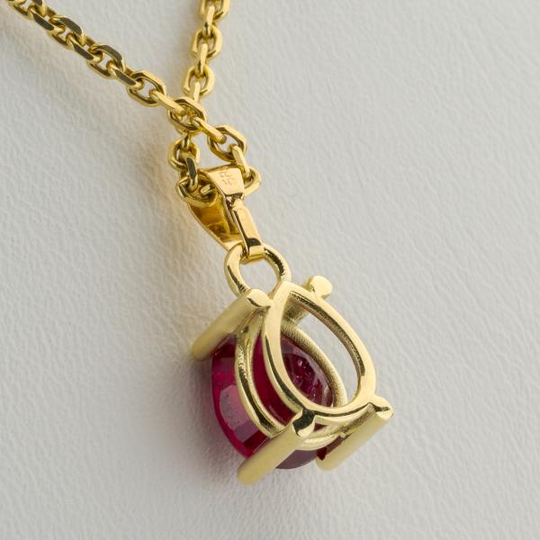 14k pendant with a 2.31ct ruby