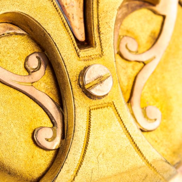 Antiker Anhänger (14k Gold) mit Diamant