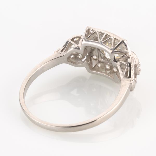 Art Deco Damenring (750er Gold) mit 1.50ct Brillanten