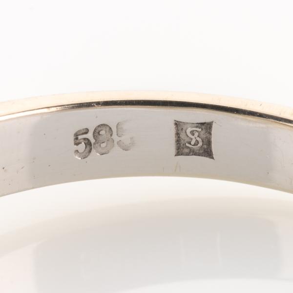 Damenring 585er Gold mit 0.25ct Brillant und Perlen
