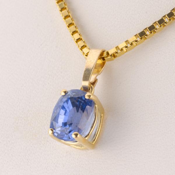 Anhänger 750er Gold mit einem 3.14ct Saphir