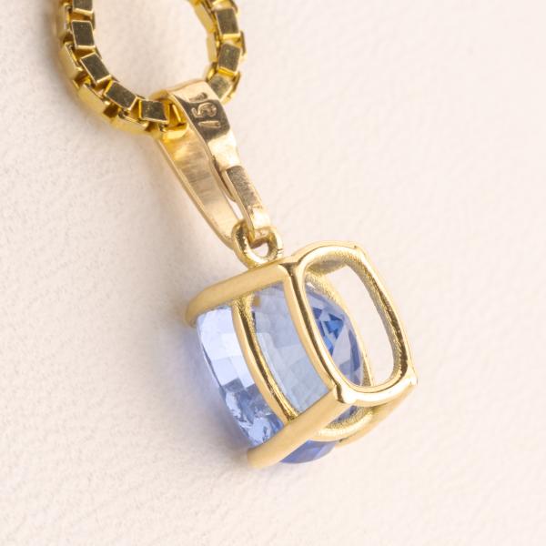 Anhänger 750er Gold mit einem 3.14ct Saphir