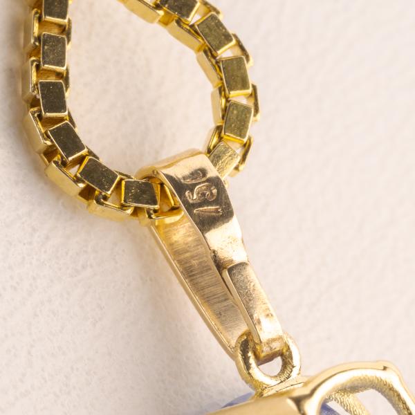 Anhänger 750er Gold mit einem 3.14ct Saphir