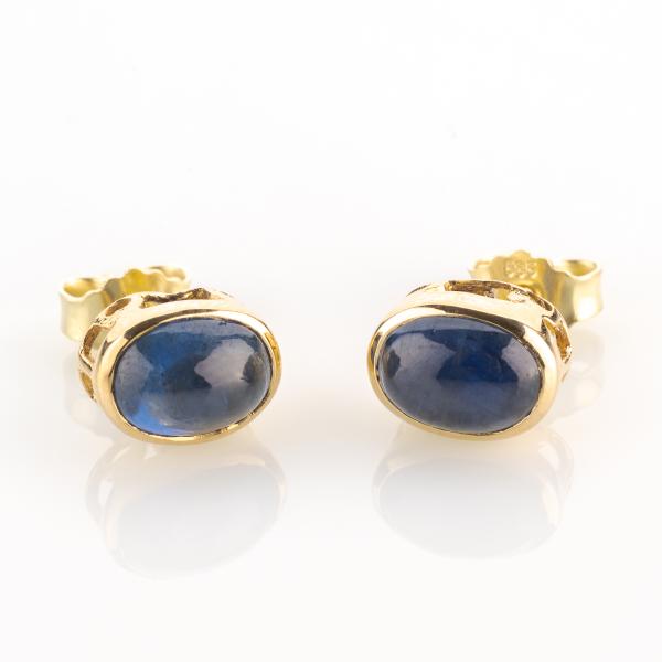 Ohrstecker 585er Gold mit 3.0ct Saphire