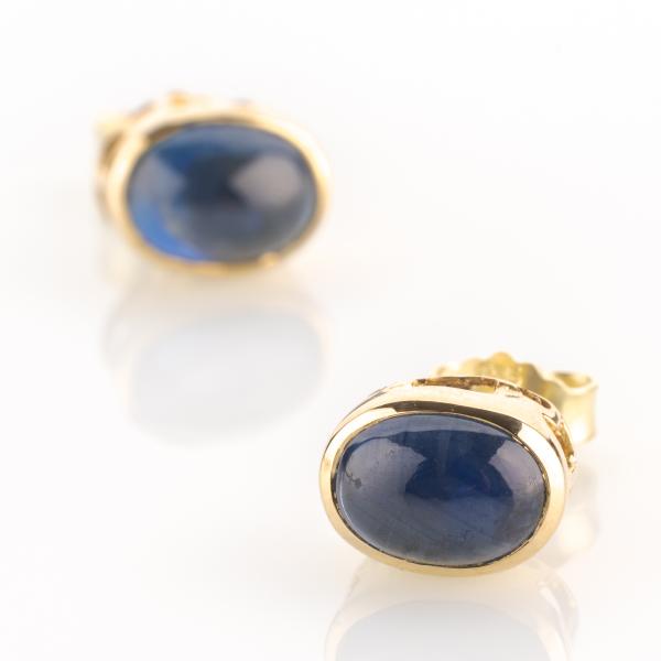 Ohrstecker 585er Gold mit 3.0ct Saphire