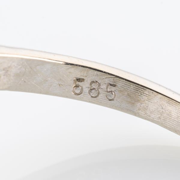 Art Deco Damenring 585er Gold mit 0.40ct Diamanten