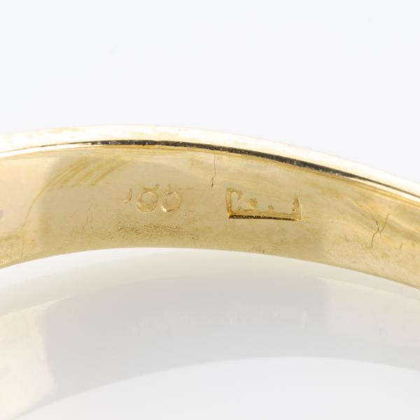 Ladies ring 14k gold with 0.22ct diamonds