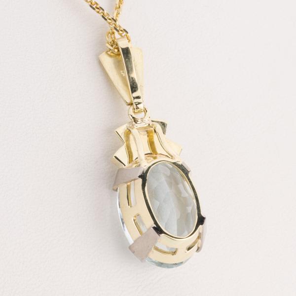 Vintage Anhänger (585er Gold) mit Blautopas