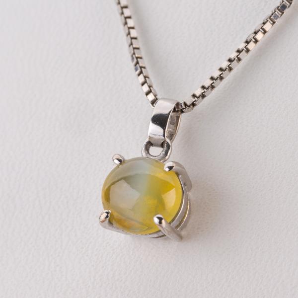 Anhänger (750er Gold) mit Quartz-Katzenauge