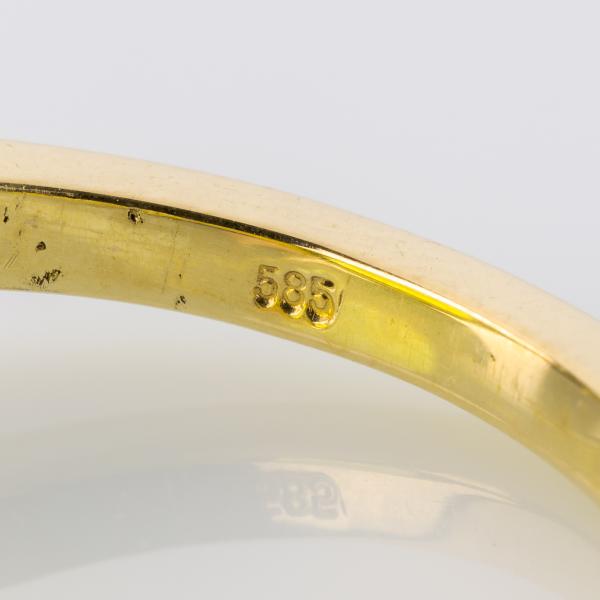 Ring 585er Gold mit einem 6.0ct Peridot