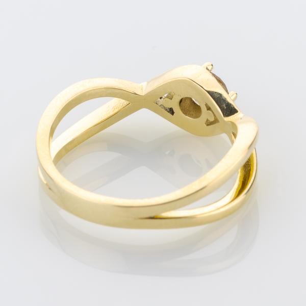 14k gold ring with a 0.37ct diamond