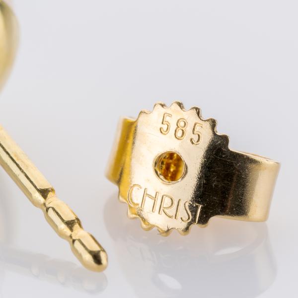 Pearl Earrings in 14K Yellow Gold