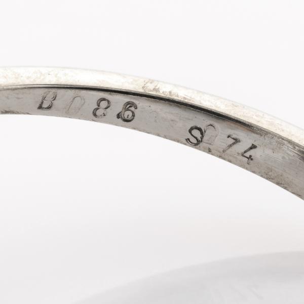 Vintage Ring aus 750er Weißgold mit 0.74ct Saphir und 0.86ct Brillanten