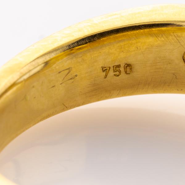 Ring aus 750er Gold mit einem 3.0ct Aquamarin und 0.12ct Brillanten