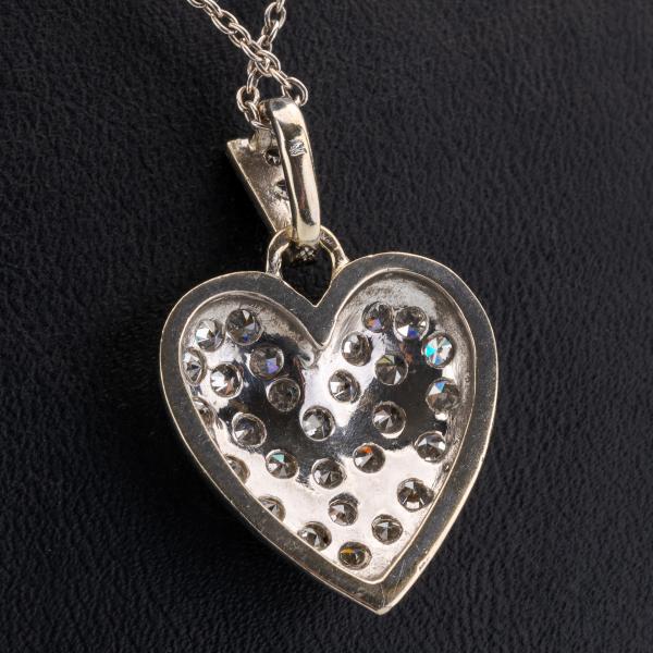 Vintage Anhänger aus 750er Weißgold mit 1.0ct Brillanten