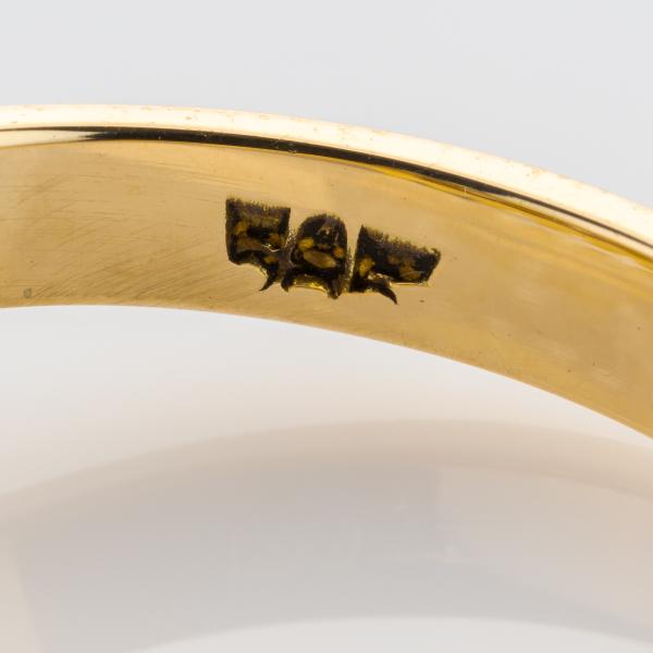 Vintage Ring aus 585er Gold mit 0.45ct Brillanten