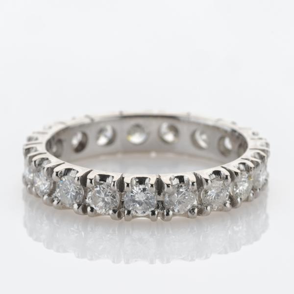 Memoire Ring aus 750er Gold mit 1,70ct Brillanten