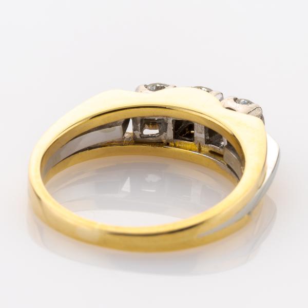 Vintage Ring aus 750er Gold mit 0.48ct Brillanten