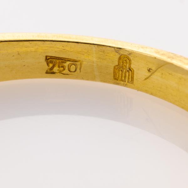 Vintage Ring aus 750er Gold mit 0.48ct Brillanten