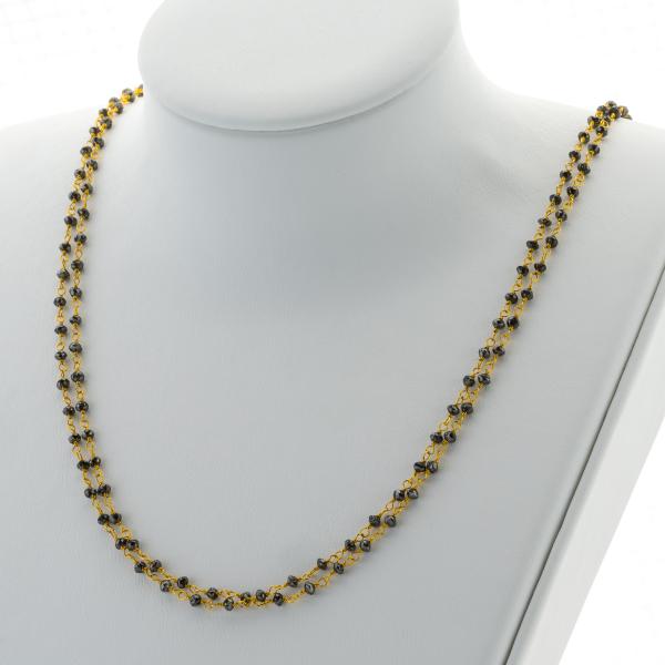 18k gold collier with diamonds