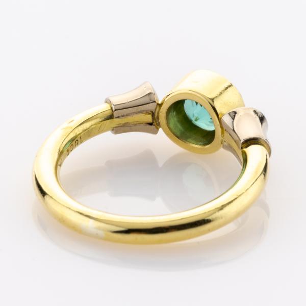 Ring aus 750er Gold mit 0.80ct Turmalin