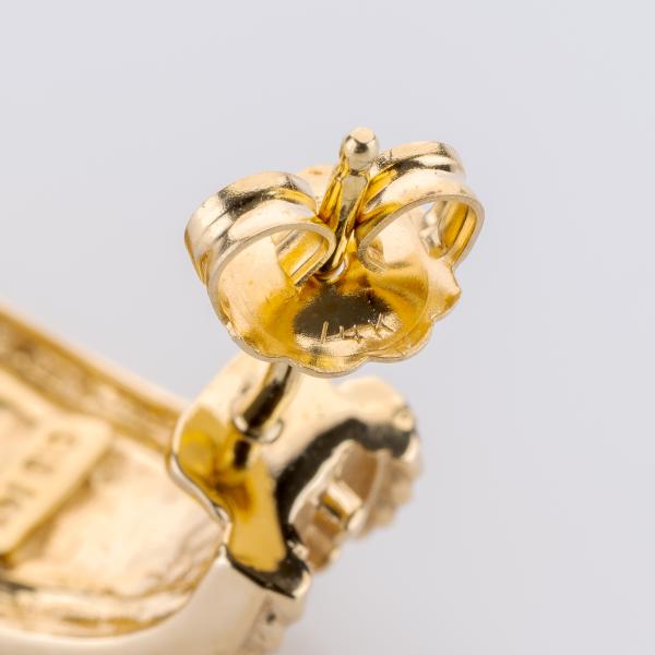 0.10 ct Diamond Earrings in 14K Yellow Gold