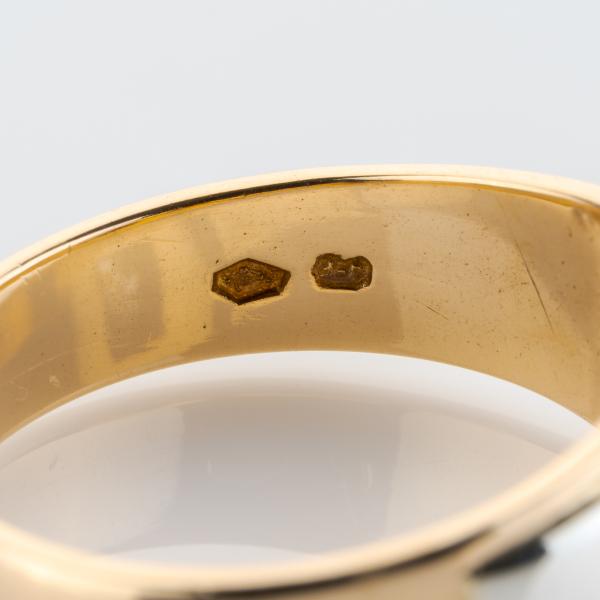 Vintage Ring aus 585er Gold mit einem 0.25ct Brillant