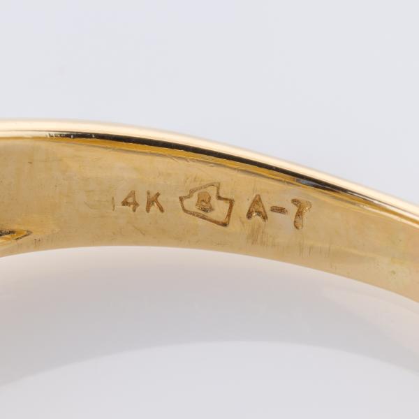 Ring aus 585er Gelbgold mit 0.30ct Saphir und 0.30ct Diamanten