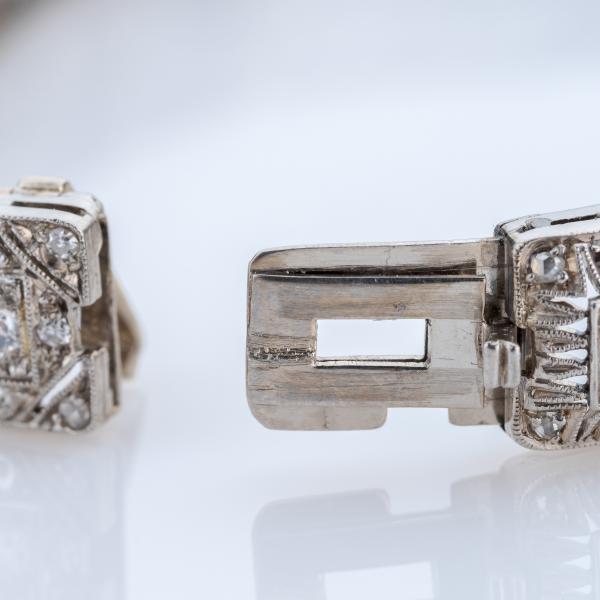 Art Deco Armband (Platin) mit 3.50ct Diamanten