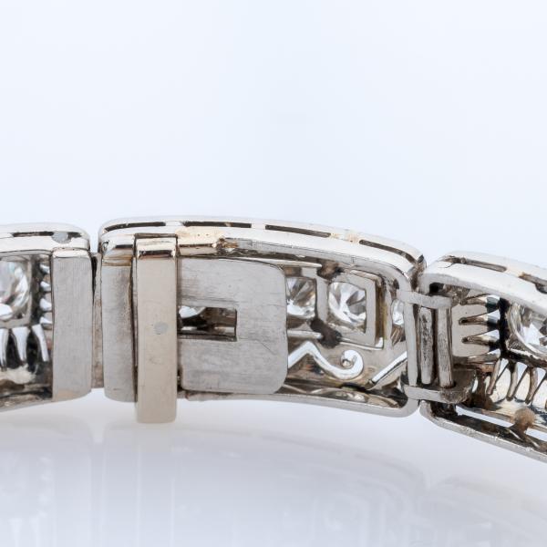 Art Deco Armband (Platin) mit 3.50ct Diamanten