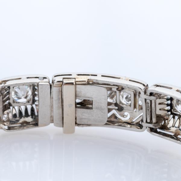 Art Deco Armband (Platin) mit 3.50ct Diamanten