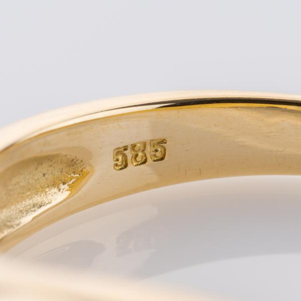 Ring aus 585 Gelbgold mit 0,20 ct Brillant
