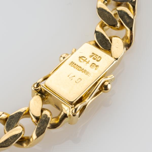 1.49 ct Diamond Bracelet in 18K Yellow and White Gold