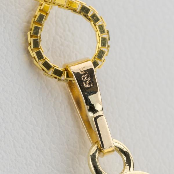 Anhänger aus 585er Gelbgold mit 0,53 ct Brillant