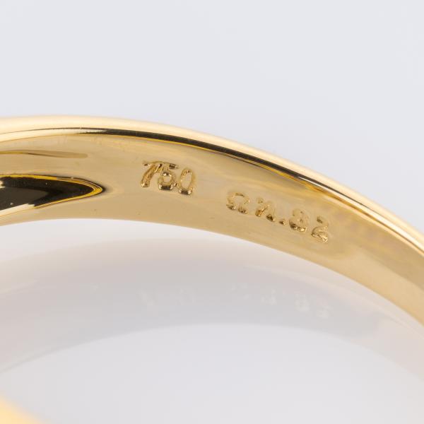 Ring aus 750er Gelbgold mit Rubinen, Saphiren und 0.04ct Diamanten