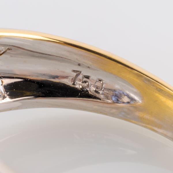 Ring (750er Gold) mit 2.33ct Brillanten und 0.50ct Saphiren
